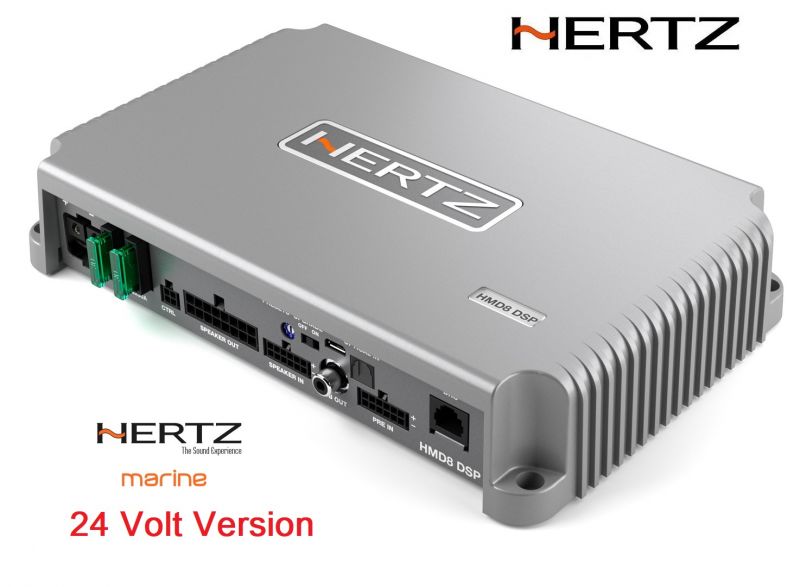 Hertz HMD8 DSP 24V 8 Kanal DSP Verstärker für Boote Marine Outdoor LKW